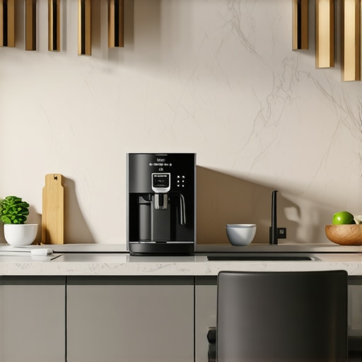 Luxury Kitchen with Smart Appliances in 2024 Modern luxury kitchen with smart air fryer and espresso machine