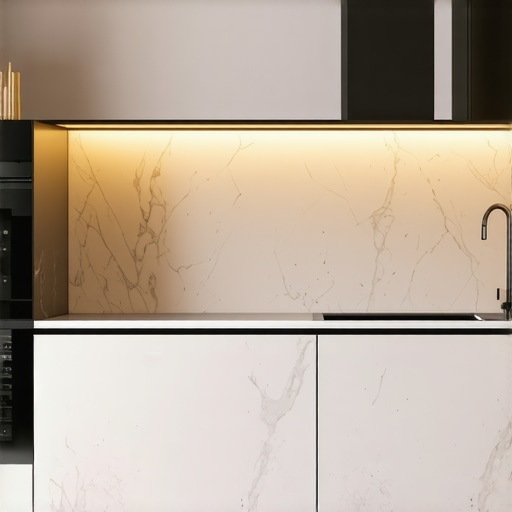 Personalized Luxury Kitchen with Smart Technology High-end kitchen featuring integrated appliances and bespoke design elements