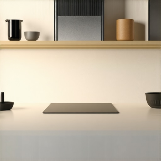 Luxury kitchen appliances integrated in modern kitchen High-end kitchen appliances blending into a stylish modern kitchen