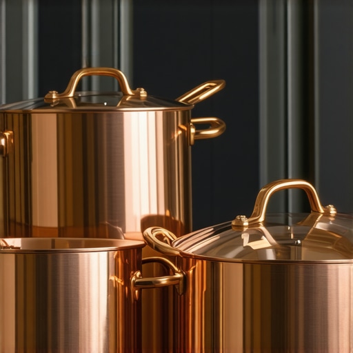 Copper Core Cookware Set A set of copper core induction-compatible cookware