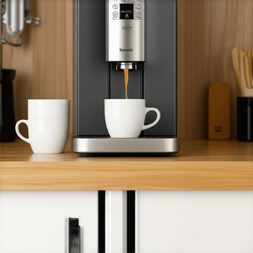 EmberShot ES-300 espresso machine in a modern kitchen setting