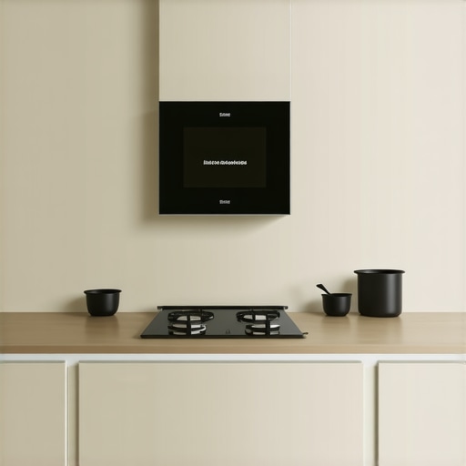 Silent Cooking Station in Modern Kitchen Built-in silent cooking station seamlessly integrated into kitchen cabinetry.