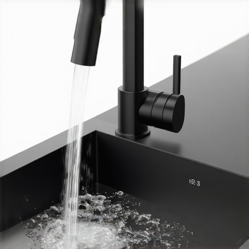 Modern smart kitchen faucet with voice control and digital display