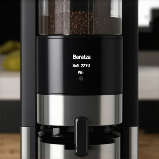 Close-up of Baratza Sette 270Wi coffee grinder showing its sleek design