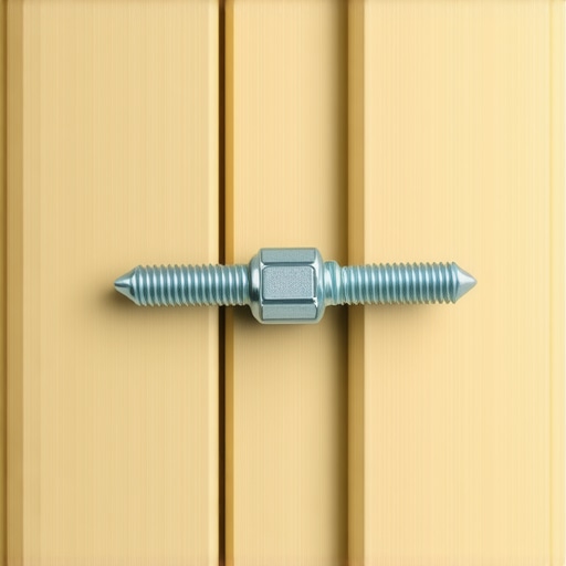 Close-up of a cabinet hinge with tools for fine-tuning adjustment