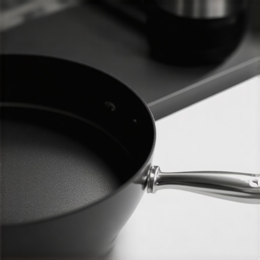 Premium ceramic cookware with glossy finish and ergonomic handle