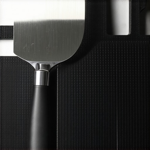 Reinforced polypropylene cutting board with built-in anti-slip grips and textured surface.