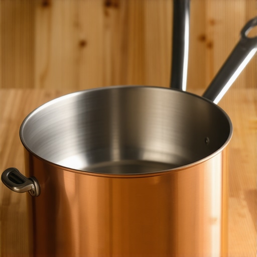 Heirloom-quality handcrafted copper cookware with stainless steel lining