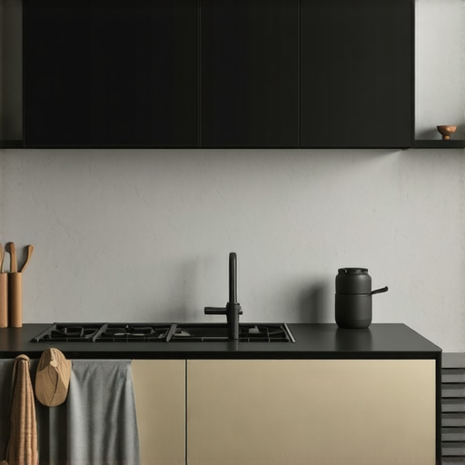Contemporary kitchen featuring luxurious appliances and elegant design