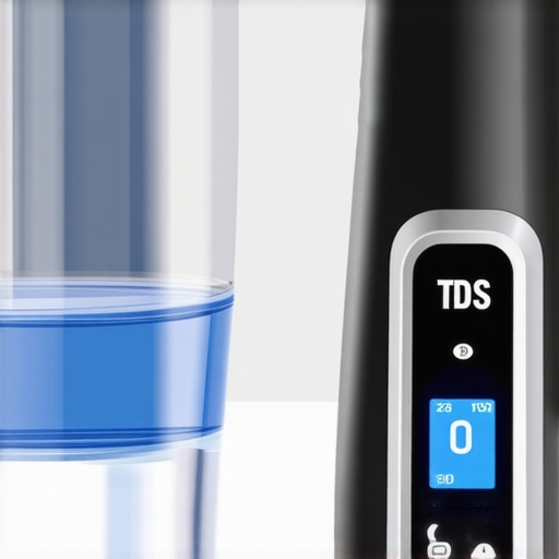 ZeroWater pitcher with TDS meter indicating pure water