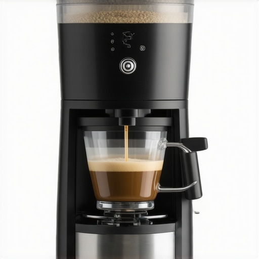 Close-up of Baratza Vario-W high-end espresso grinder with modern features