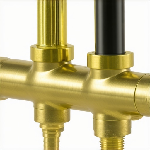 Close-up of brass solenoid valve showing adjustability and manual override.