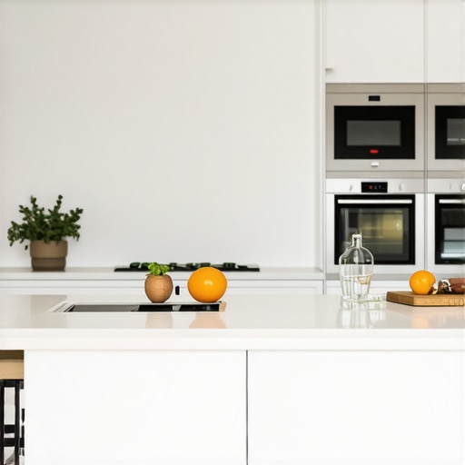 Contemporary kitchen showcasing high-end appliances and a luxury island