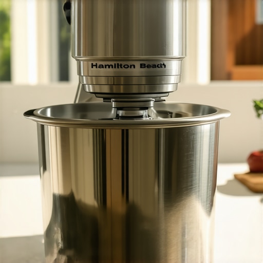 Hamilton Beach stand mixer on a kitchen counter