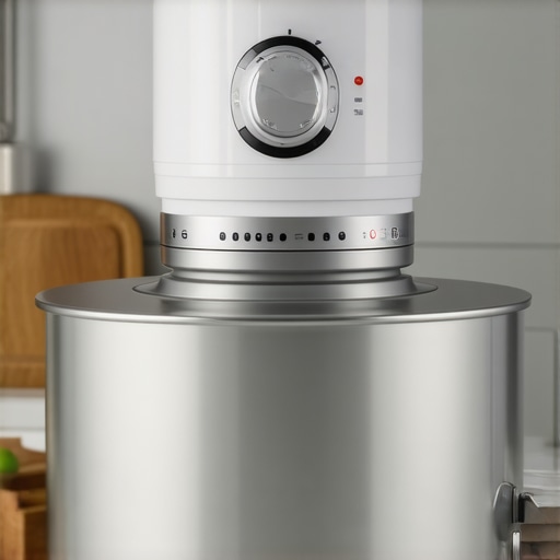 Stylish heavy-duty stand mixer in kitchen environment