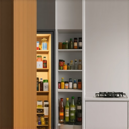 How to Build a Hidden Pantry Behind a Cabinet Wall