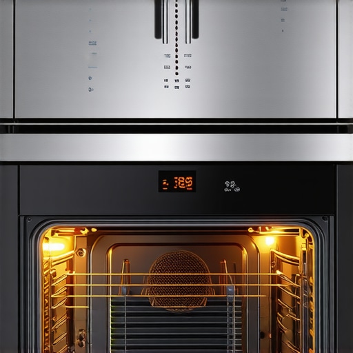 Infrared oven sensor scanning oven interior for temperature mapping