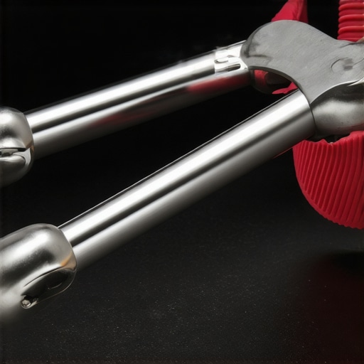 Stainless steel air fryer tongs with silicone tips demonstrating their grip and magnetic lock