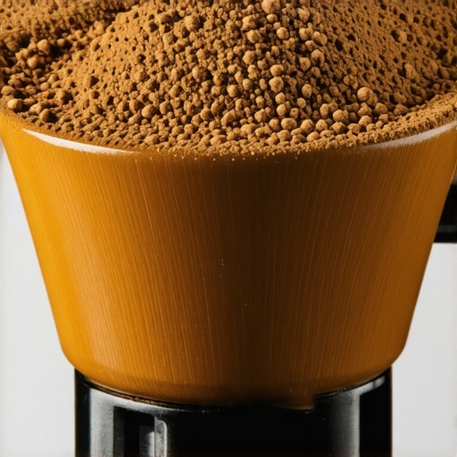 High-quality ceramic coffee burrs showing precise grinding surfaces