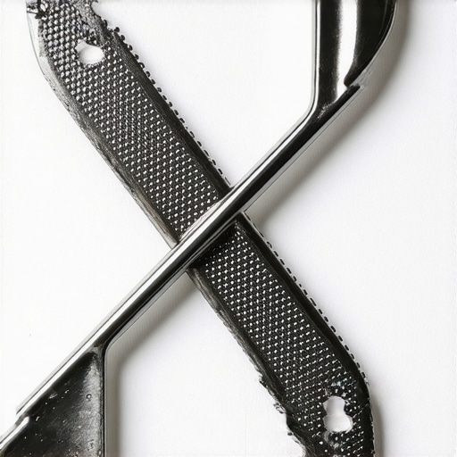 Detailed view of Microplane Gourmet Series microplane with fine blades and stainless steel handle