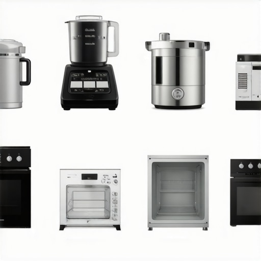 A chart comparing build quality and performance of premium vs. budget kitchen appliances.