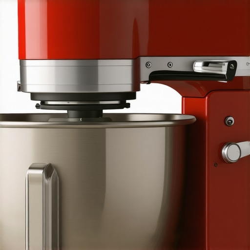 A luxurious vintage-inspired stand mixer with metallic accents and retro design.
