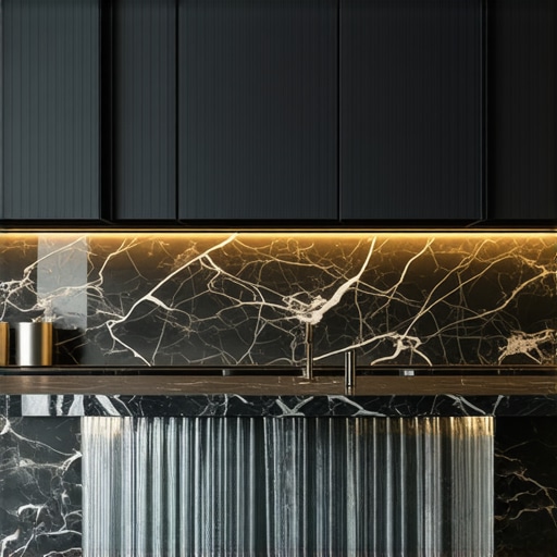 The Beauty of Waterfall Edges in Contemporary Kitchen Architecture