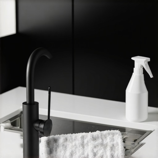 The Best Way to Clean a Silky-Matte Black Kitchen Faucet