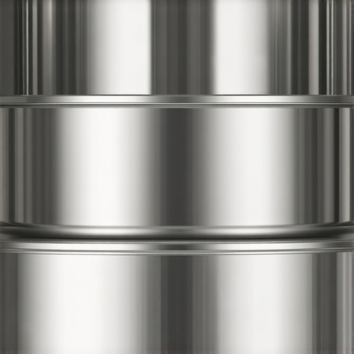 Viking True Clad stainless steel cookware with reflection and sleek finish