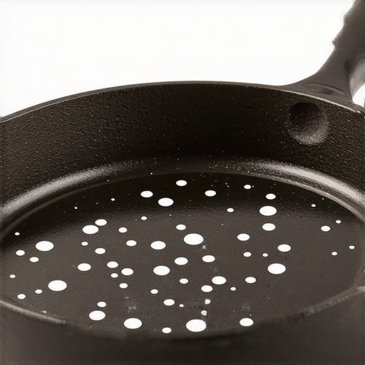 Why Your New Skillet Has White Spots and How to Remove Them