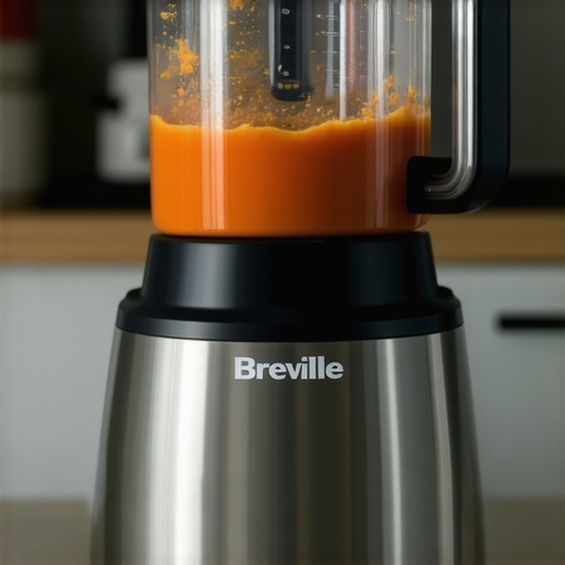 Breville the Sous Chef 16 food processor showcasing its sleek design and attachments