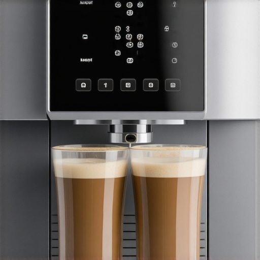Close-up of De'Longhi Dinamica EVO's touchscreen showing coffee settings.