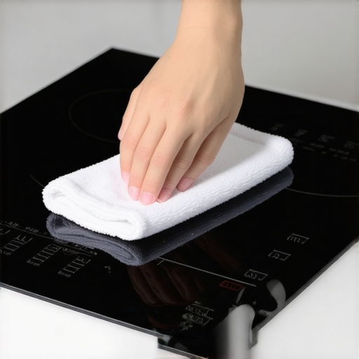 How to Clean Hard Water Spots Off Your Black Induction Cooktop