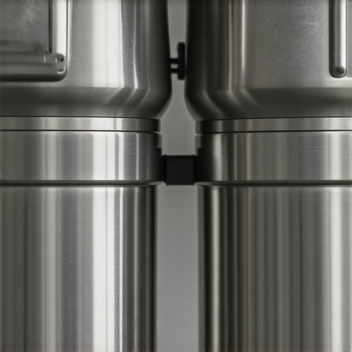 Shiny stainless steel stand mixer attachments