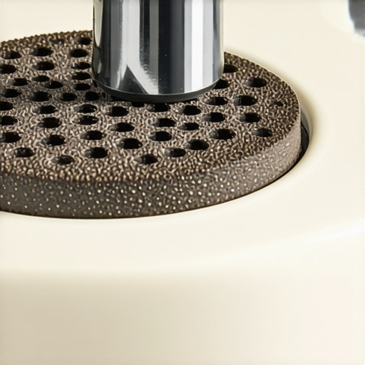 Detailed view of Kyocera ceramic burrs showcasing their sharpness and precision