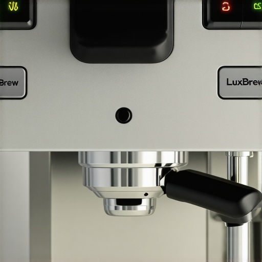 LuxBrew Dual-Stage Expert with control panel and stainless steel finish