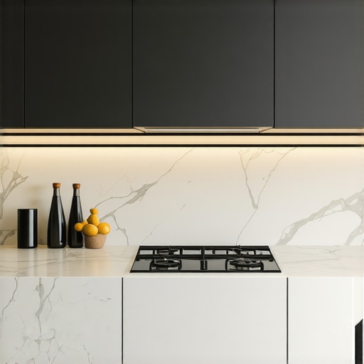 Modern luxury kitchen showcasing high-end appliances