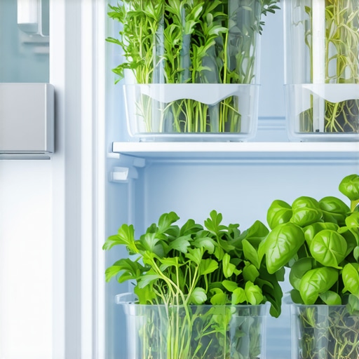 The best way to store fresh herbs in the fridge door