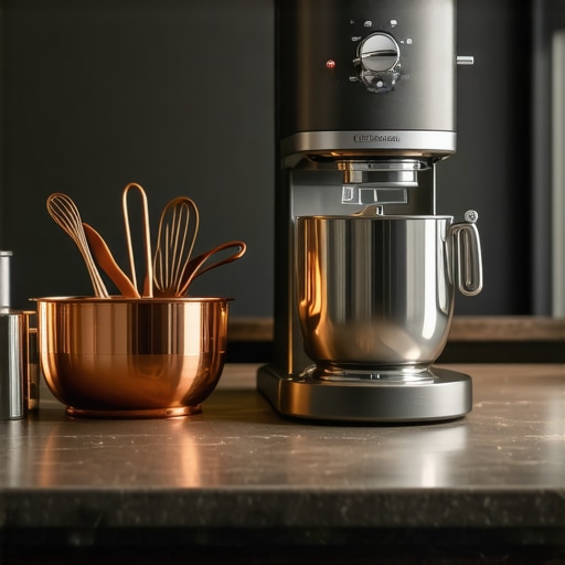 High-quality kitchen appliances and cookware demonstrating durable construction and premium materials.