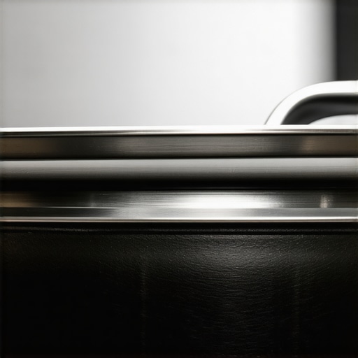 Comparison of Premium Cookware Construction Cross-section detail of high-end stainless steel and cast iron cookware