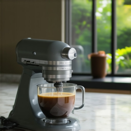 Close-up of premium kitchen appliances on a luxury countertop showing durability and design.