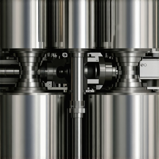 Close-up of metal gears and motor housing representing high-quality appliance build