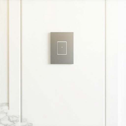 Lutron Caseta smart dimmer switch providing flicker-free kitchen lighting.