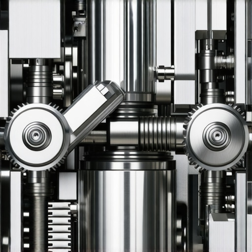 All-metal internal gears of a high-end stand mixer showing durable construction