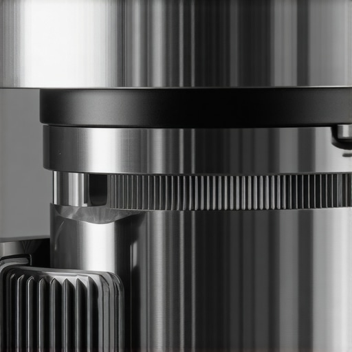 Internal view of hardened steel gears inside a premium stand mixer demonstrating high-quality construction.