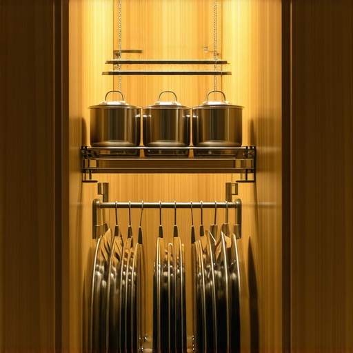 The best way to organize a deep corner cabinet